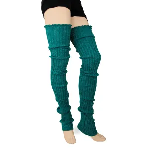 39" (Peacock) Super long Leg Warmers