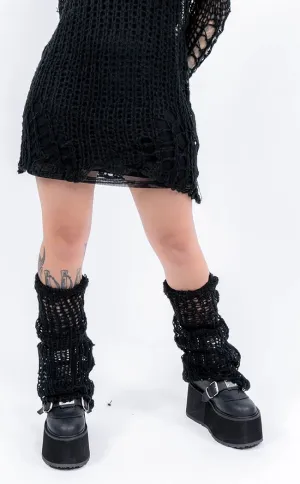 Acid Bath Leg Warmers | Black