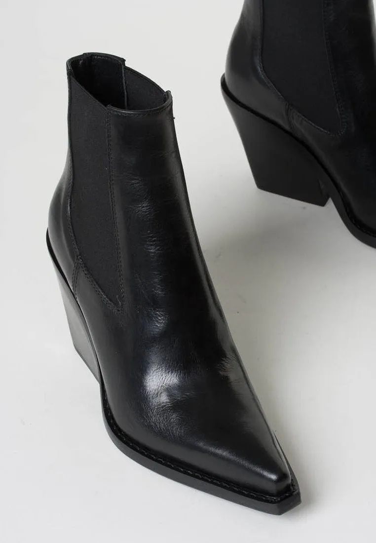 Adele Black Ankle Boots