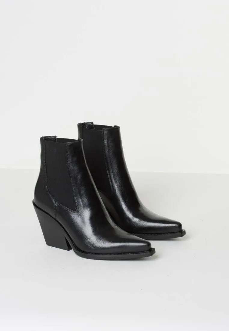 Adele Black Ankle Boots