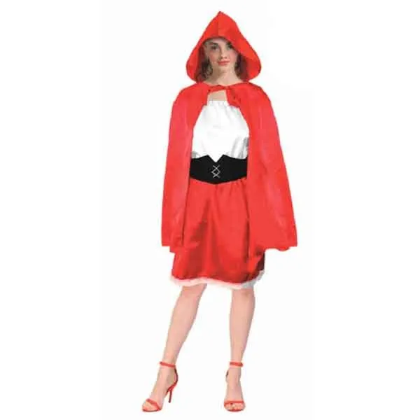 Adult Book Week Fairytale Little Red Riding Hood Costume