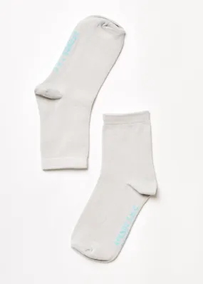 AFENDS Unisex All Time - Crew Socks - Shadow