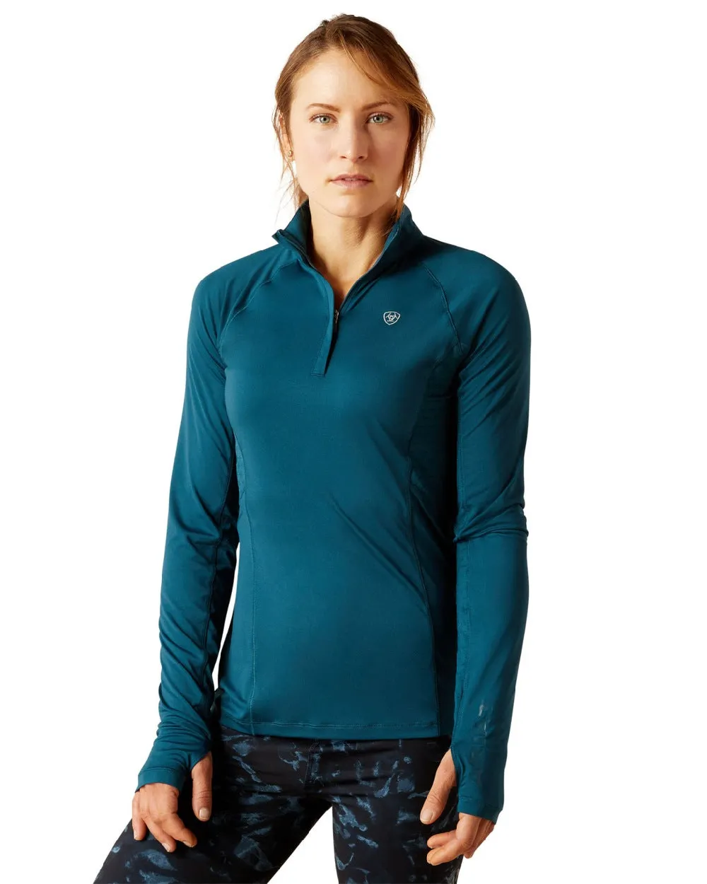 Ariat Womens Lowell 2.0 1/4 Zip Long Sleeve Base Layer