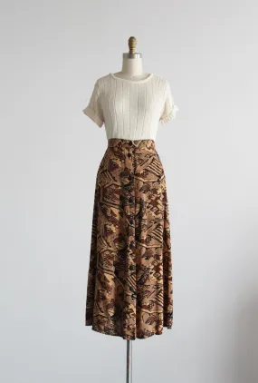 autumn fields maxi skirt