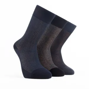 Bambooven Men’s Lightweight Bamboo Dress Socks (3 Pack)