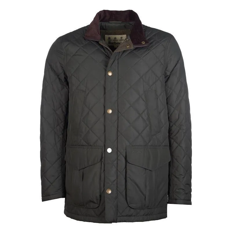 Barbour Devon Mens Quilted Jacket - Sage