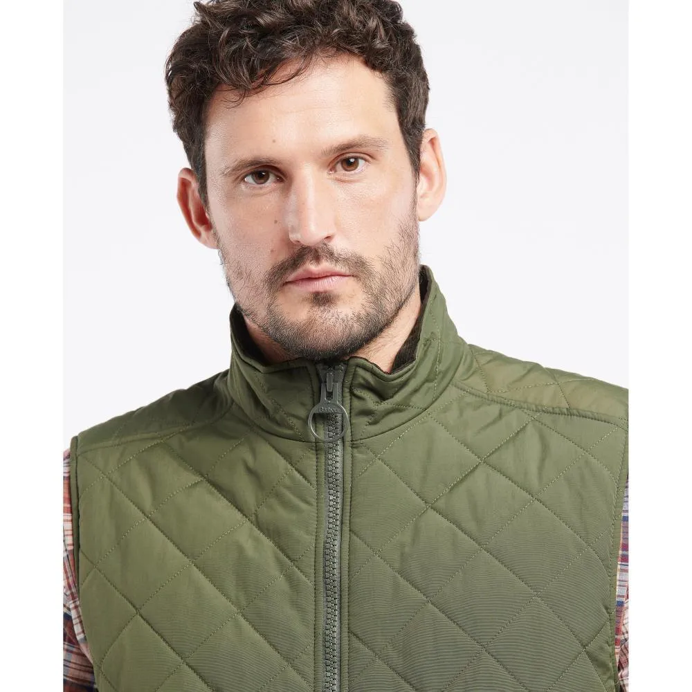 Barbour Fernwood Mens Quilted Gilet - Sage