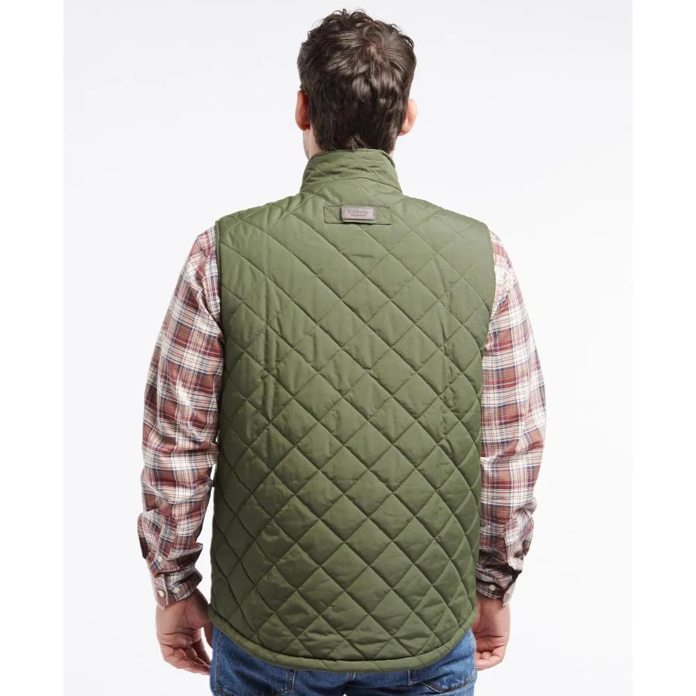 Barbour Fernwood Mens Quilted Gilet - Sage