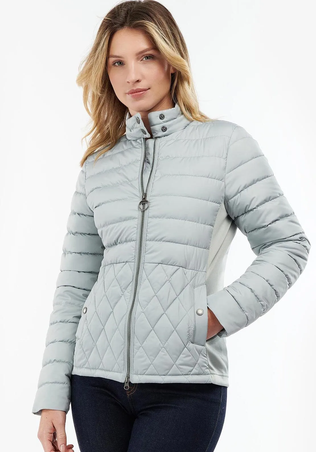 Barbour Womens Esme Quilted Short Jacket, Lily Pad