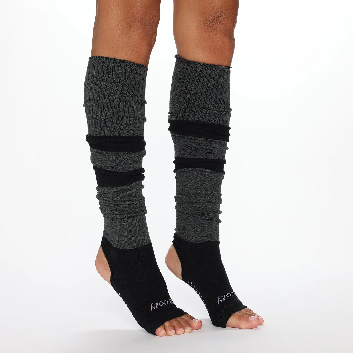 Be Cozy Stirrup Grip Leg Warmers (Space)