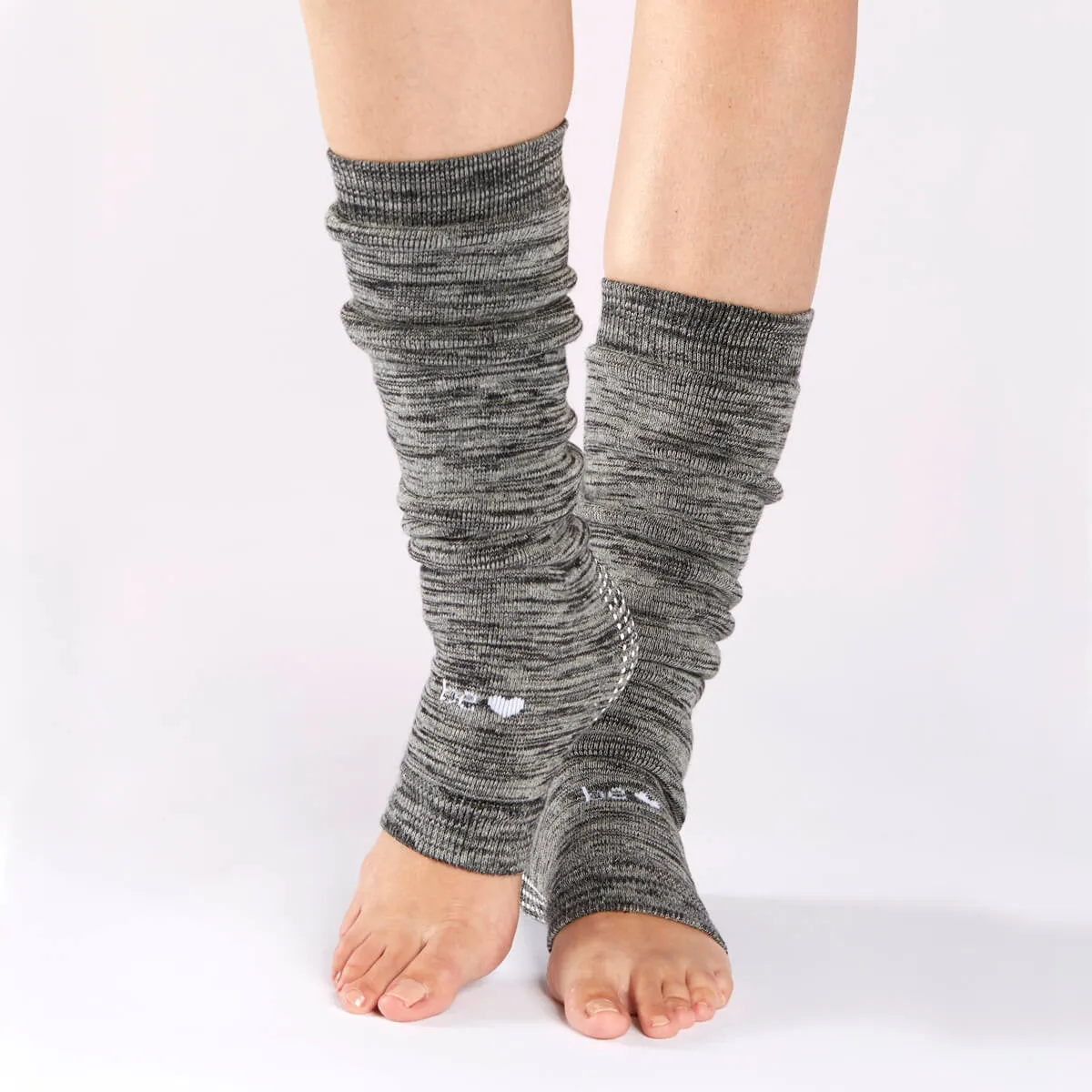 Be Love Marbled Grip Leg Warmers (Ash)