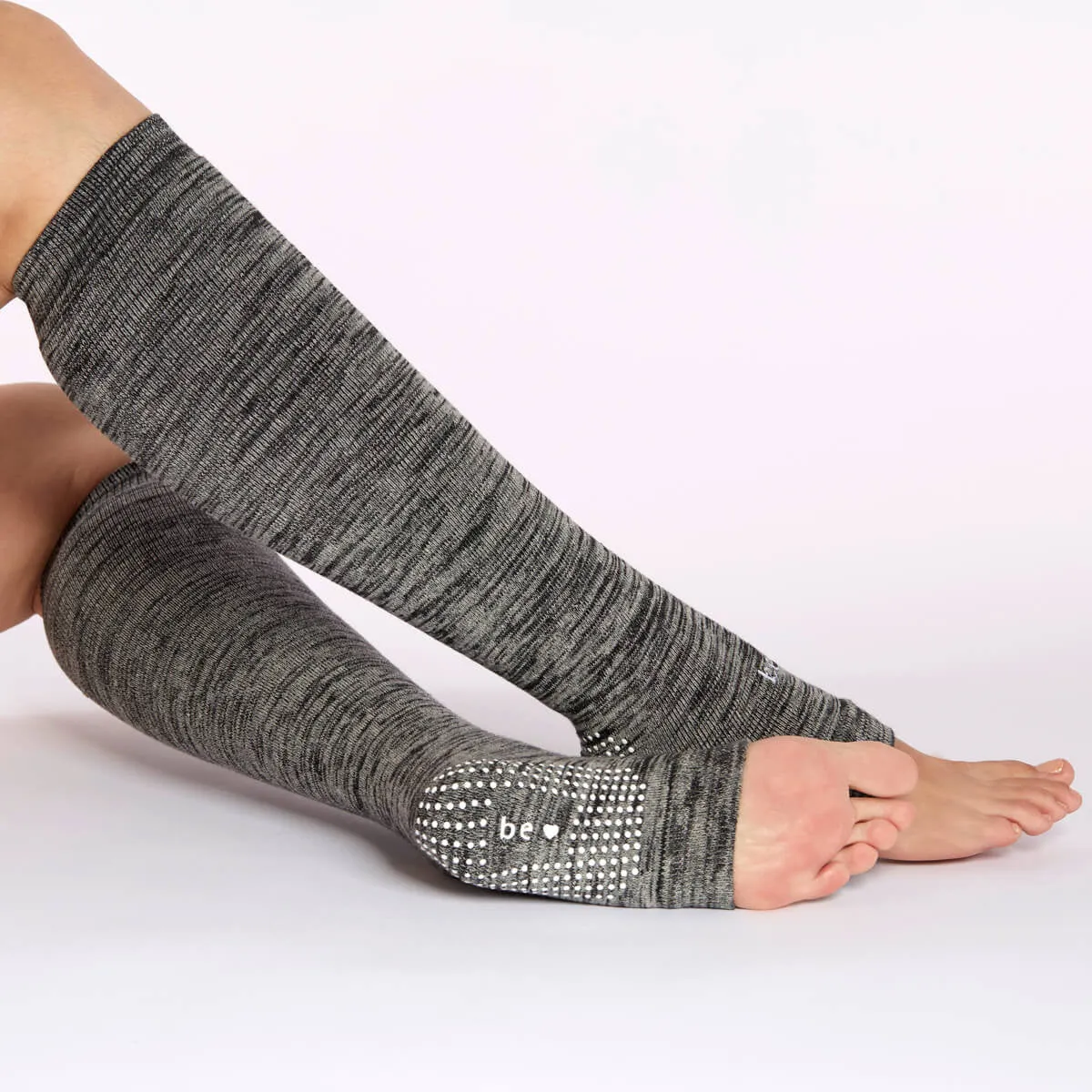 Be Love Marbled Grip Leg Warmers (Ash)