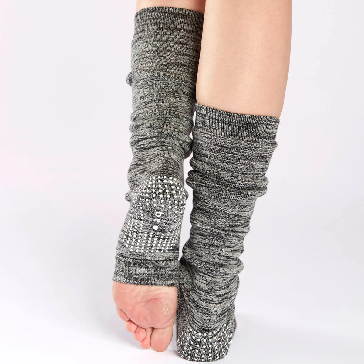 Be Love Marbled Grip Leg Warmers (Ash)