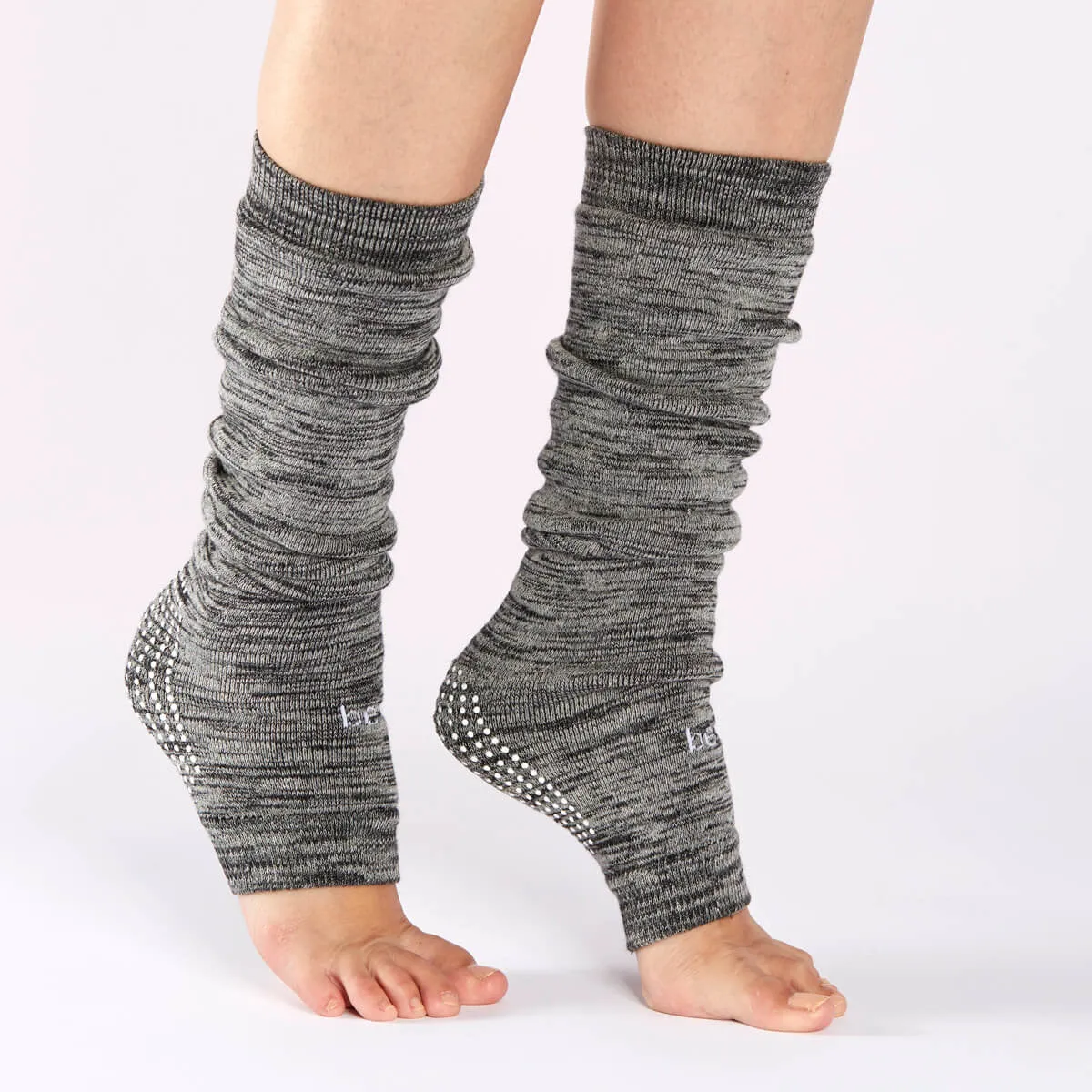 Be Love Marbled Grip Leg Warmers (Ash)