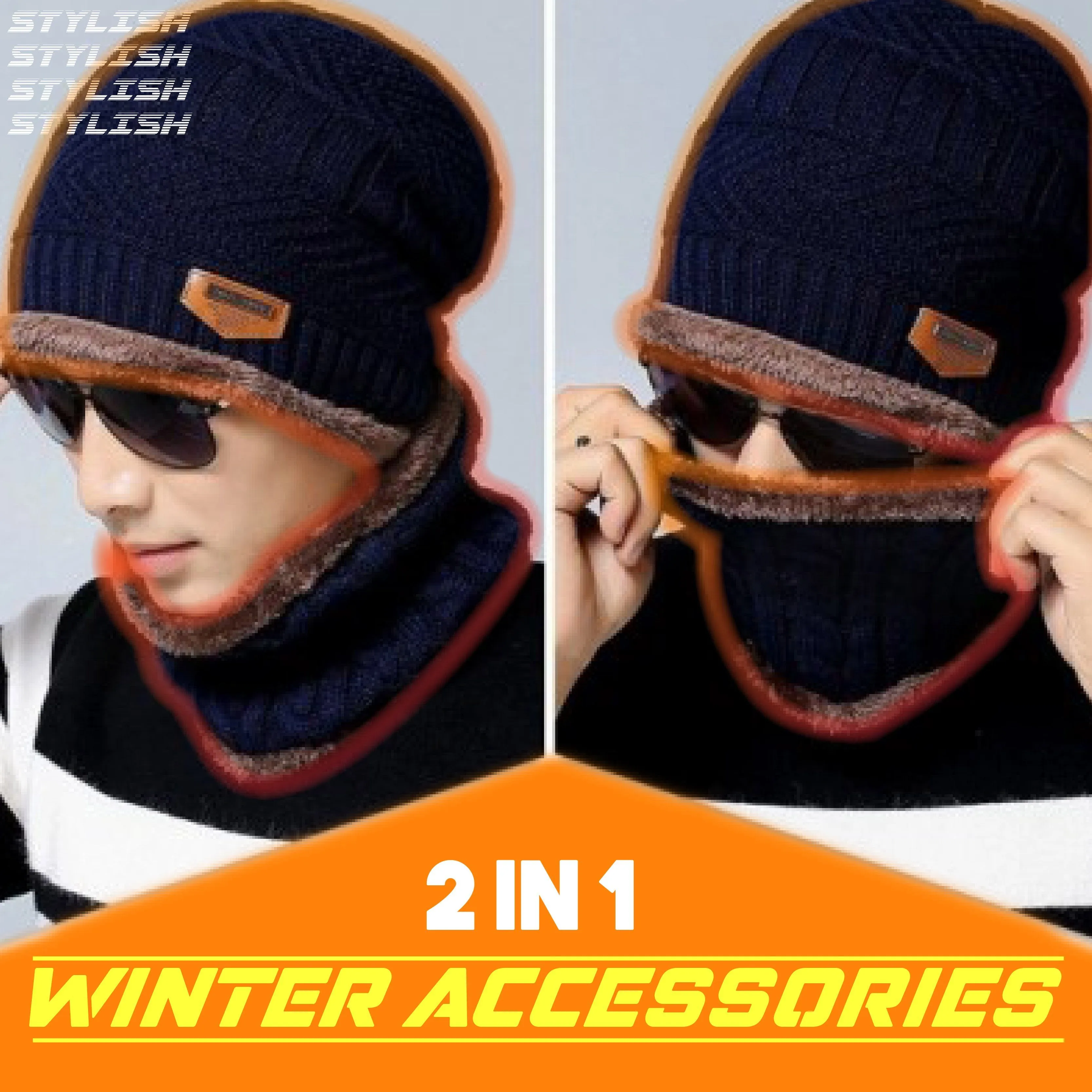 Beanie Warm Hat And Scarf Set