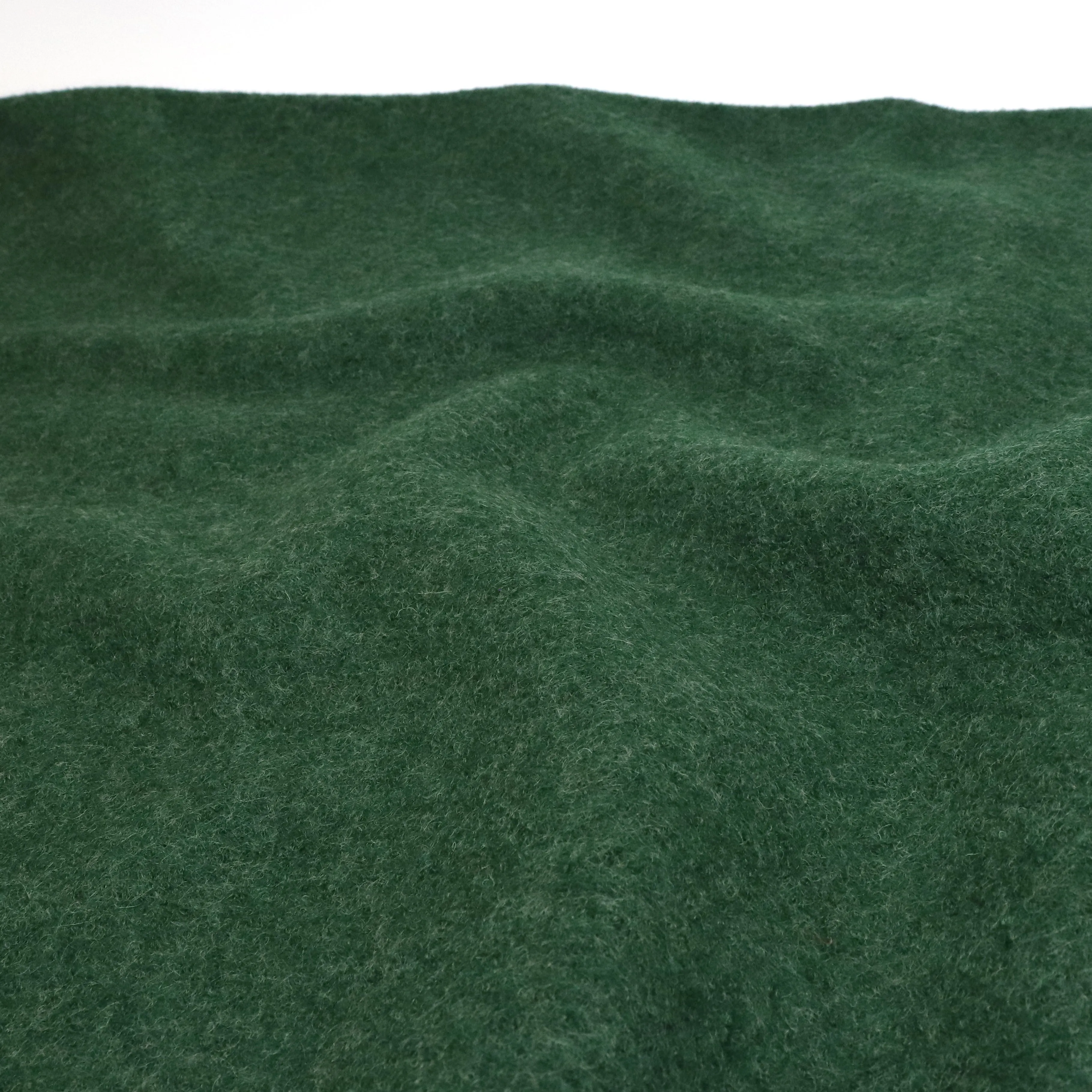 Boiled Wool Coating - Green