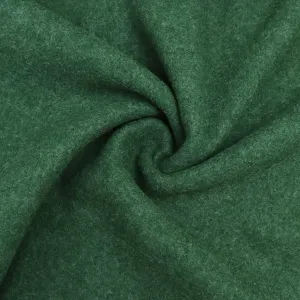 Boiled Wool Coating - Green