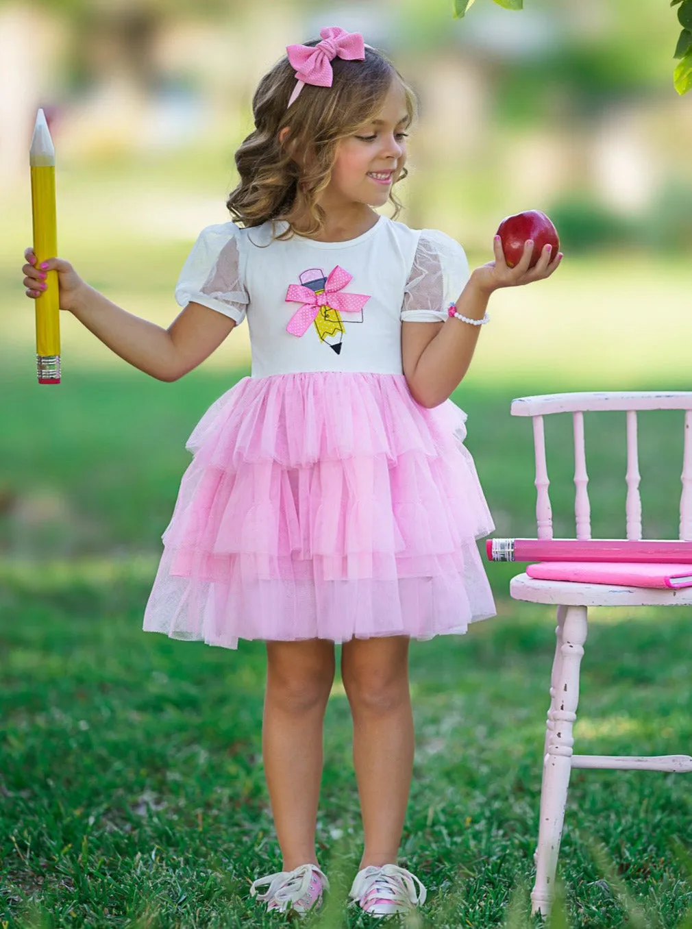 Brainy Ballerina Layered Tutu Dress