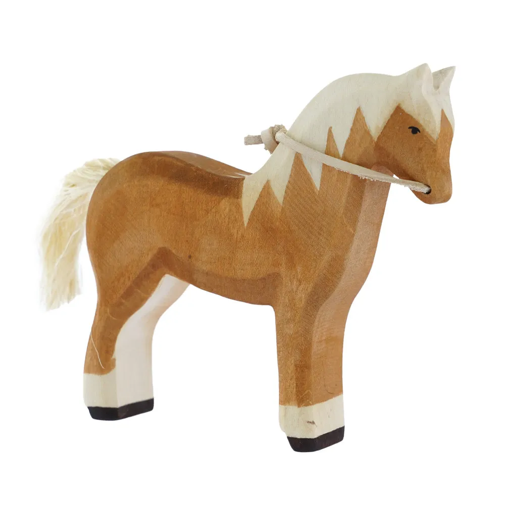 Bumbu Golden Wooden Horse Toy