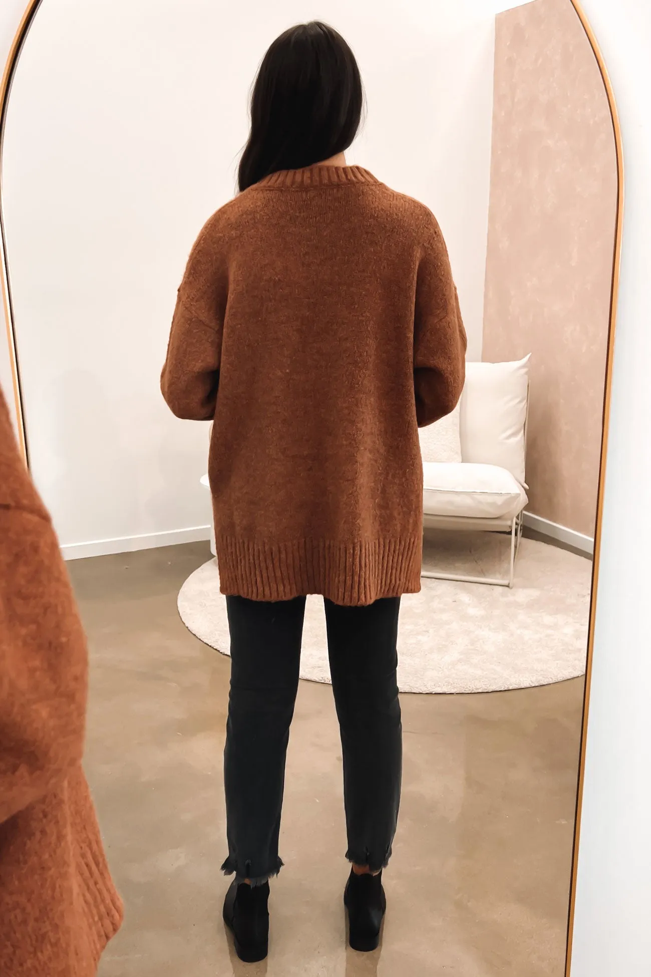 Candice Knit Jumper Rust