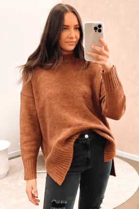 Candice Knit Jumper Rust