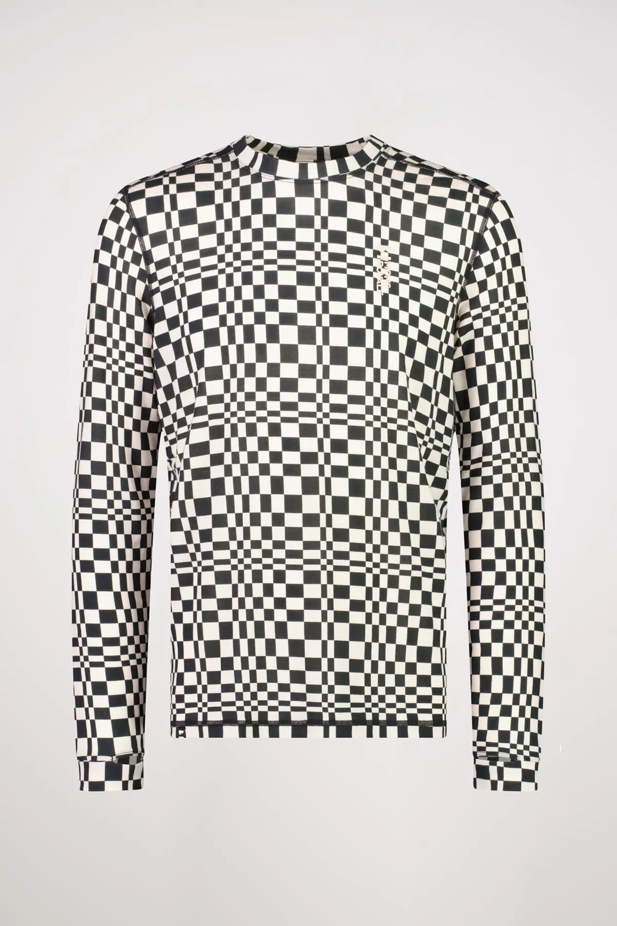 Cascade Merino Base Layer Long Sleeve - Checkers