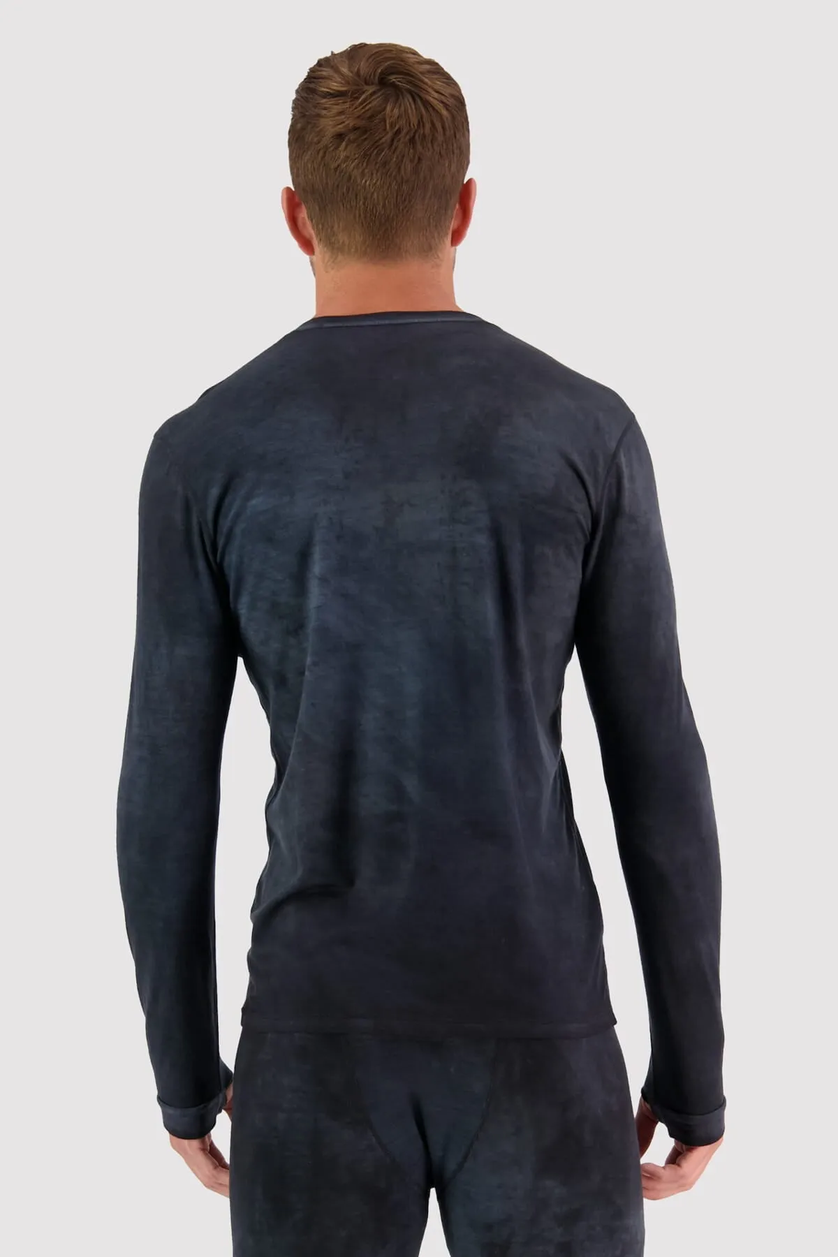 Cascade Merino Base Layer Long Sleeve - Storm Wash