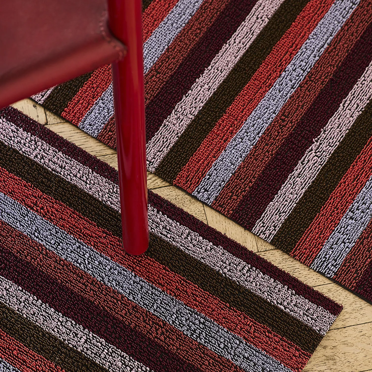 chilewich | runner mat 61x183cm (24x72") | even stripe berry