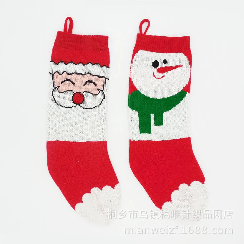 Christmas hanging bag decorative socks