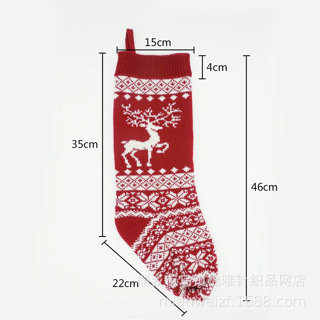 Christmas hanging bag decorative socks