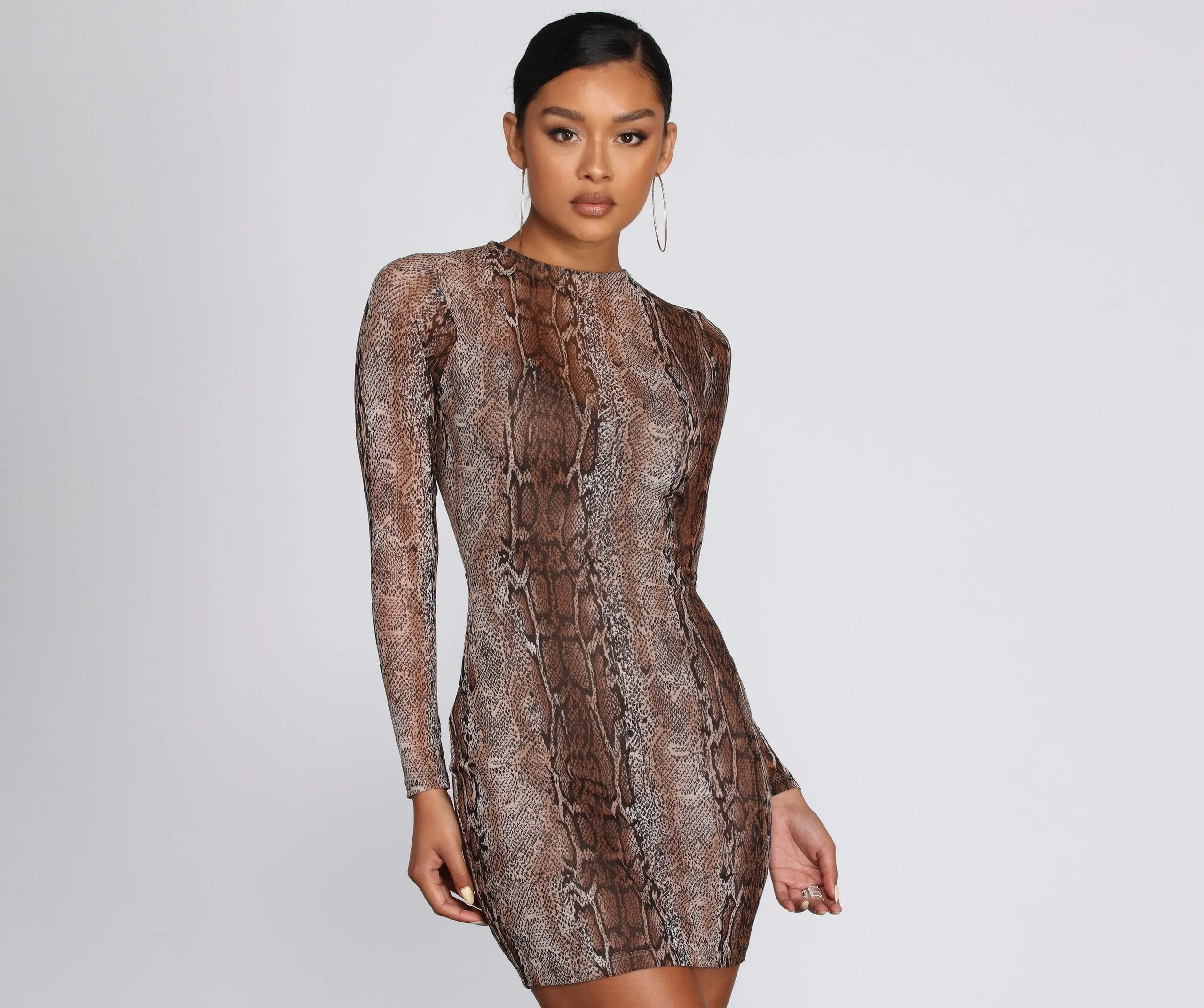 City Slither Mini Dress