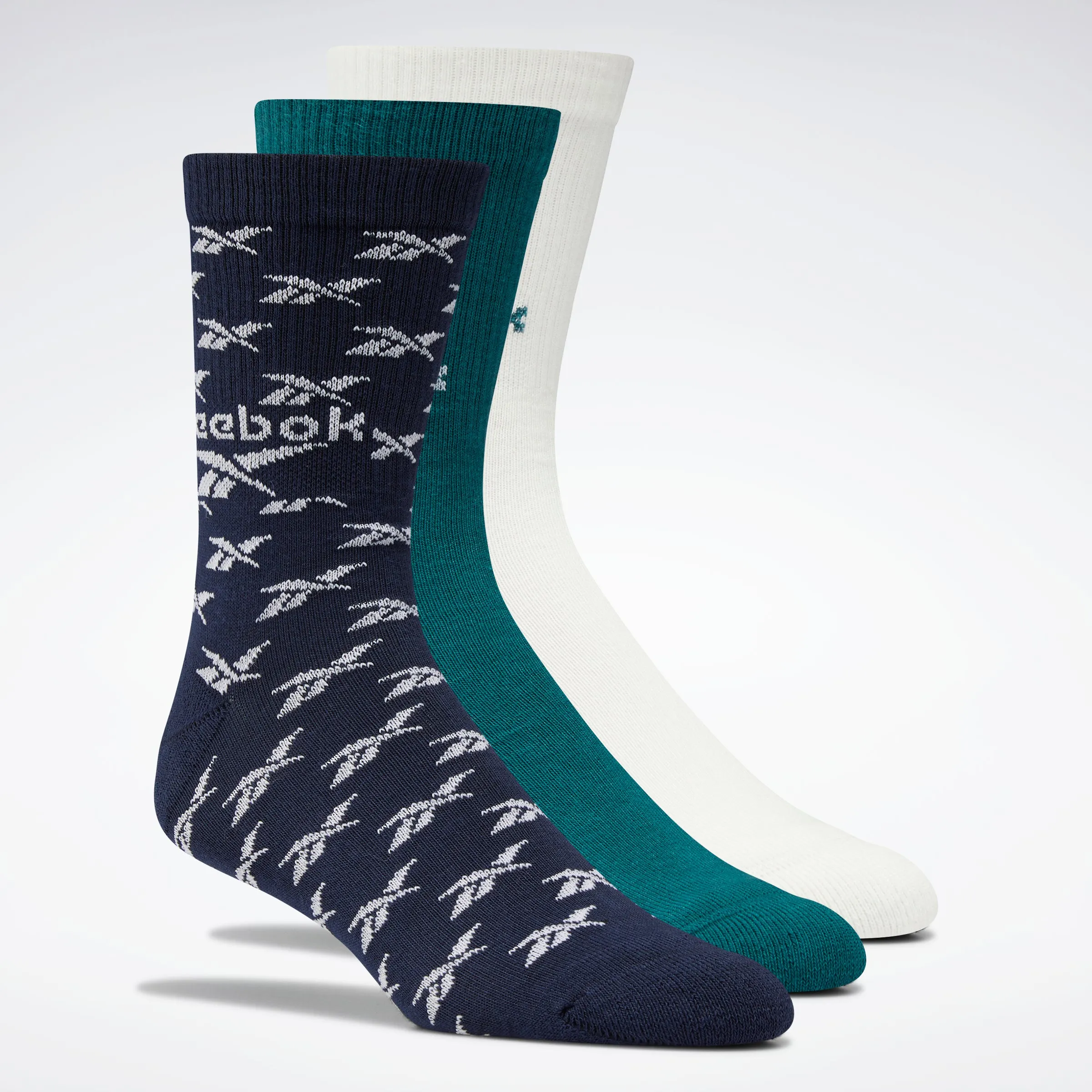 Classics Fold-Over Crew Socks 3 Pairs Midnight Pine