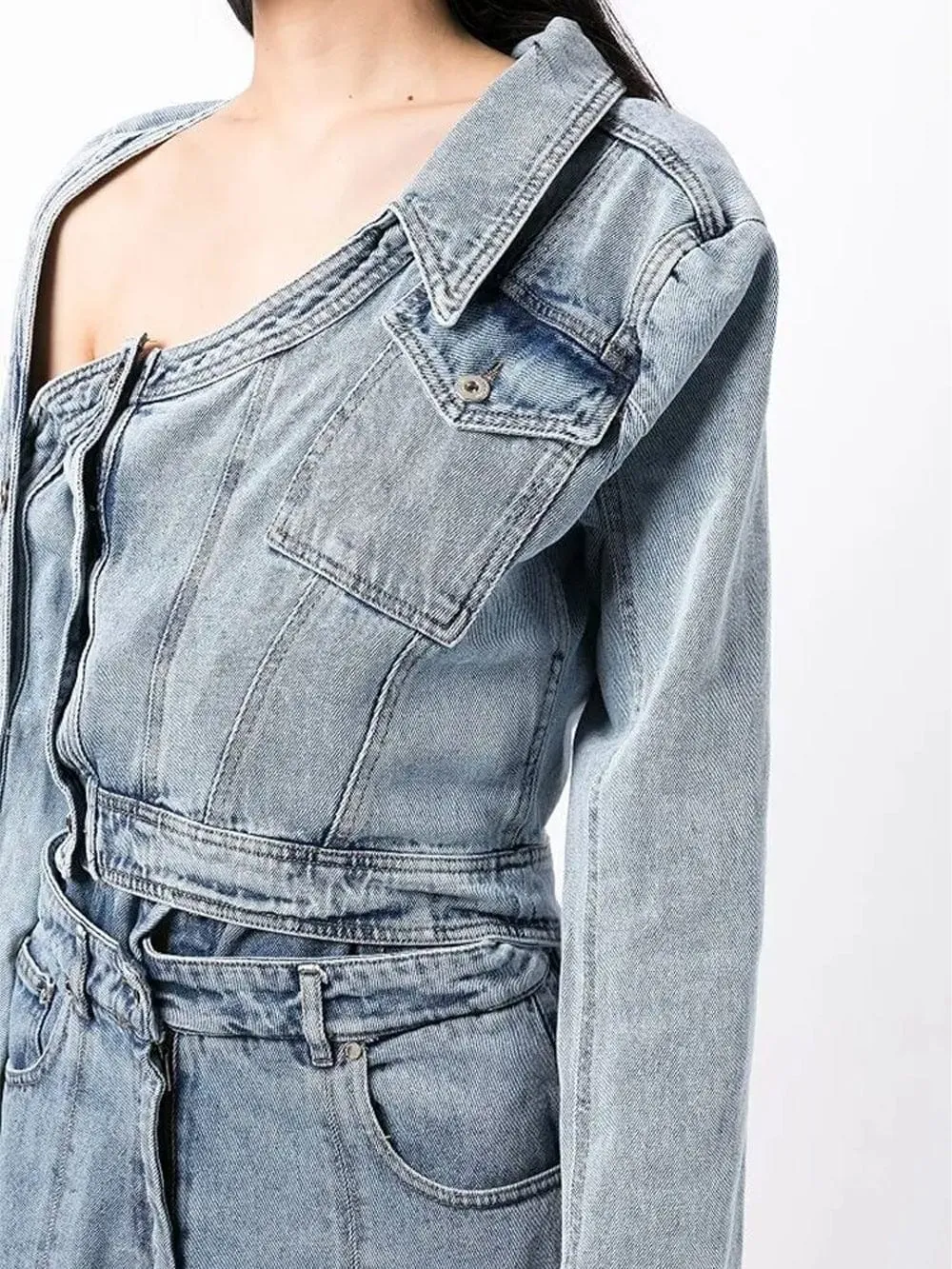 Clodagh Streetwear Denim Coat