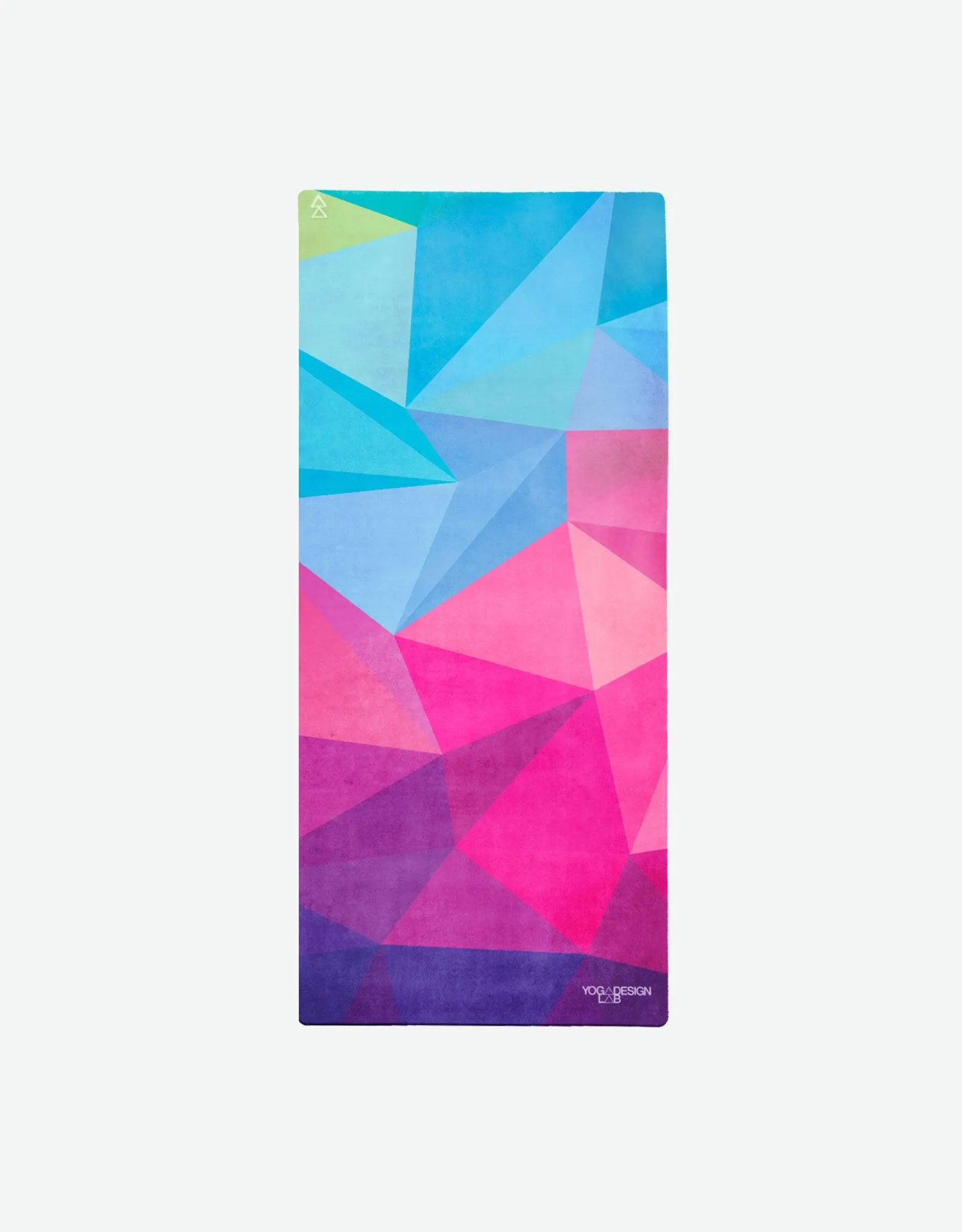 Combo Yoga Mat: 2-in-1 (Mat   Towel) - Kids Geo - Lightweight, Ultra-Soft