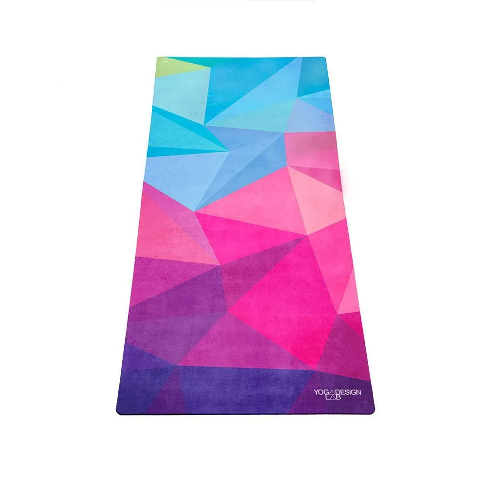 Combo Yoga Mat: 2-in-1 (Mat   Towel) - Kids Geo - Lightweight, Ultra-Soft