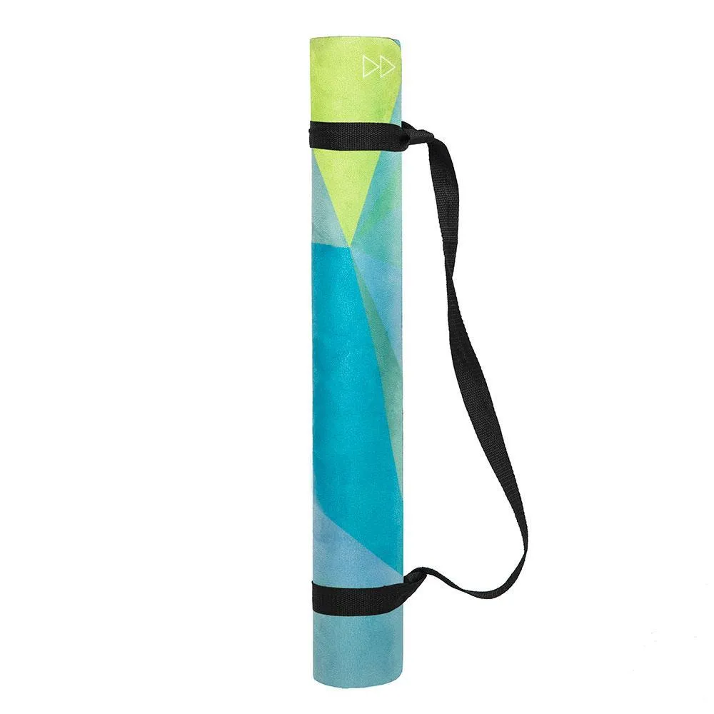 Combo Yoga Mat: 2-in-1 (Mat   Towel) - Kids Geo - Lightweight, Ultra-Soft