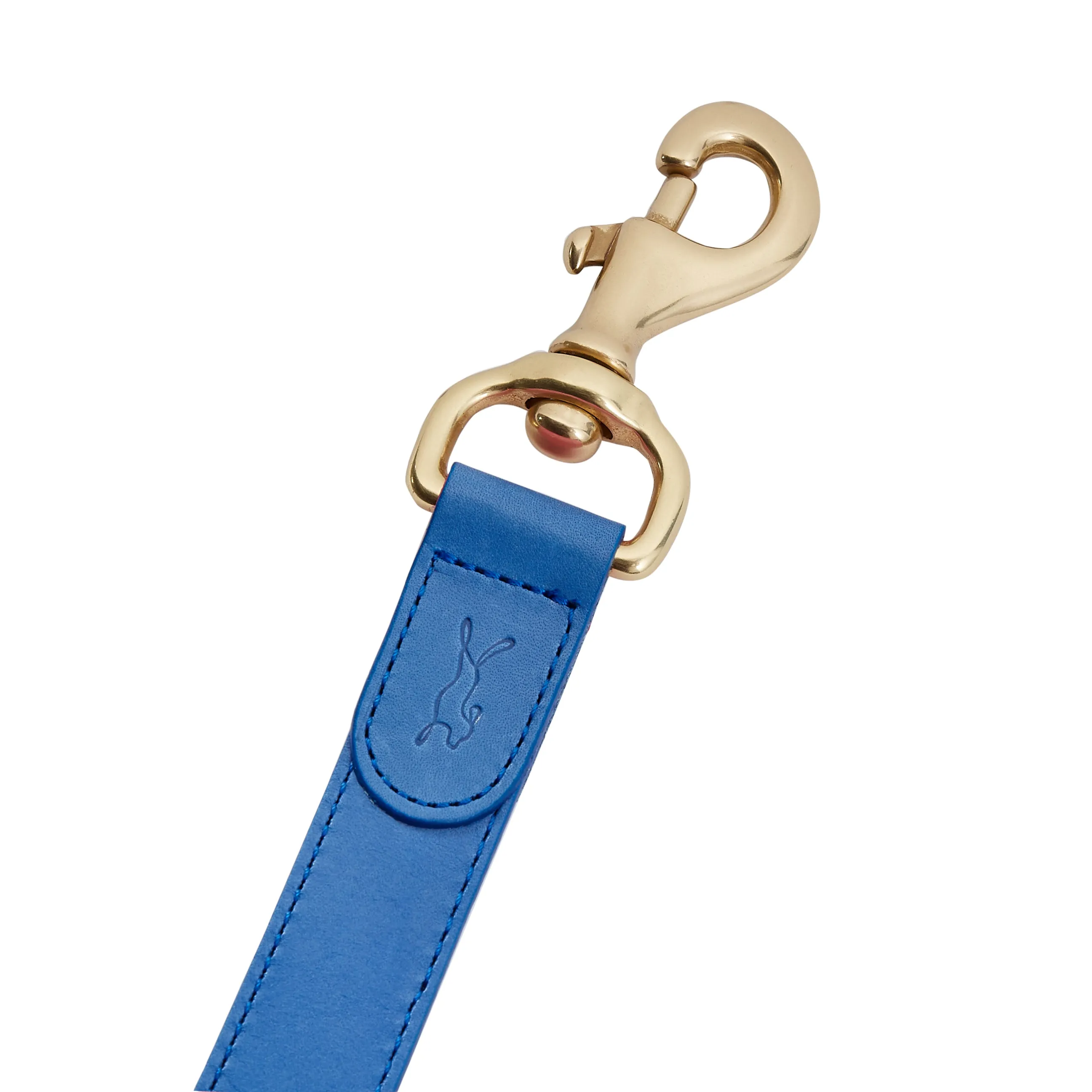 Coopers Cobalt Blue Luxury Designer Leather Dog Lead