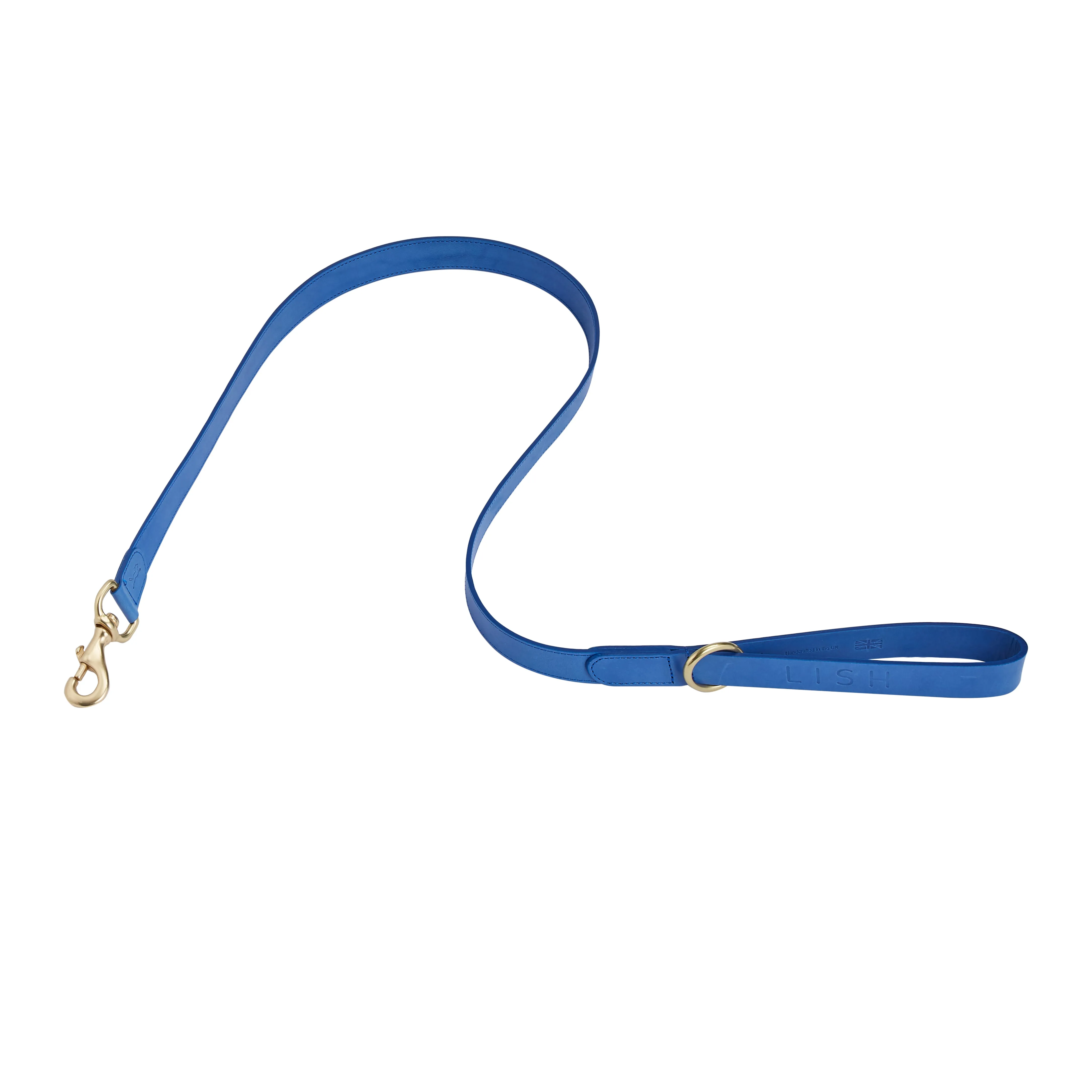 Coopers Cobalt Blue Luxury Designer Leather Dog Lead