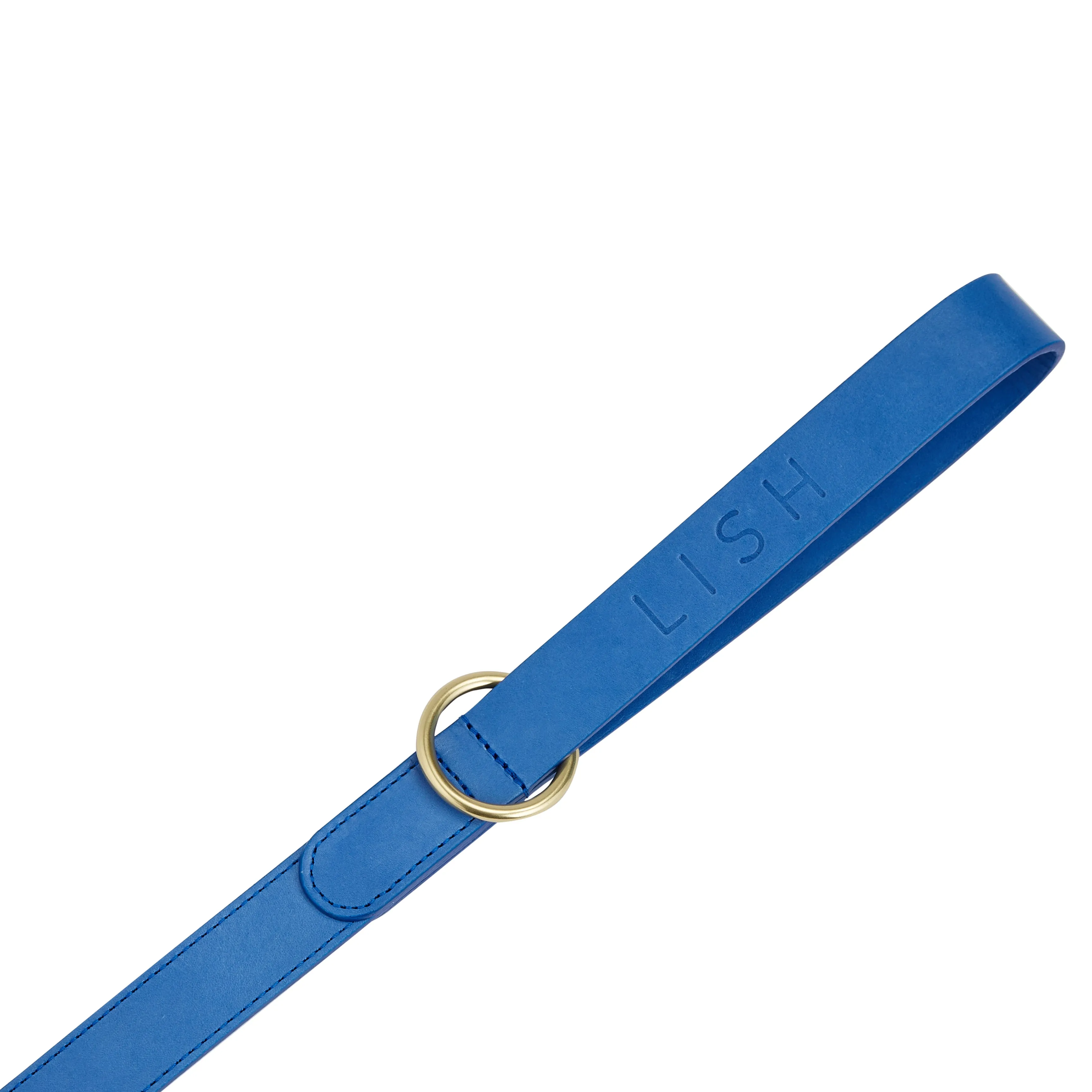 Coopers Cobalt Blue Luxury Designer Leather Dog Lead