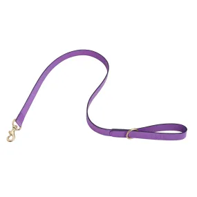 Coopers Violet Italian Leather Dog Lead