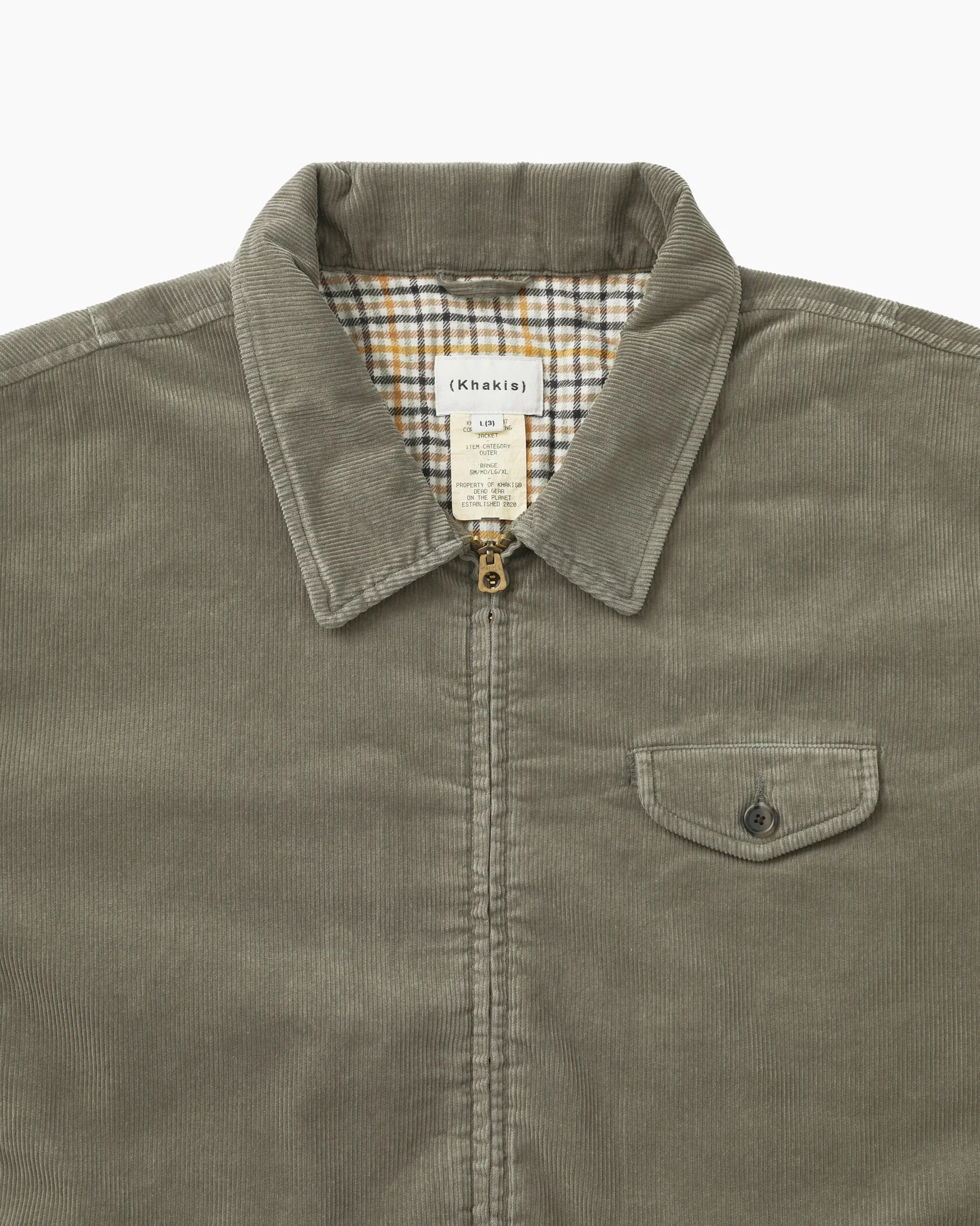 Corduroy Swing Jacket Sage