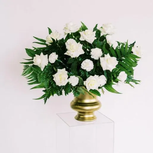 Cream and Sage Ceremony Arrangements - Makes 2