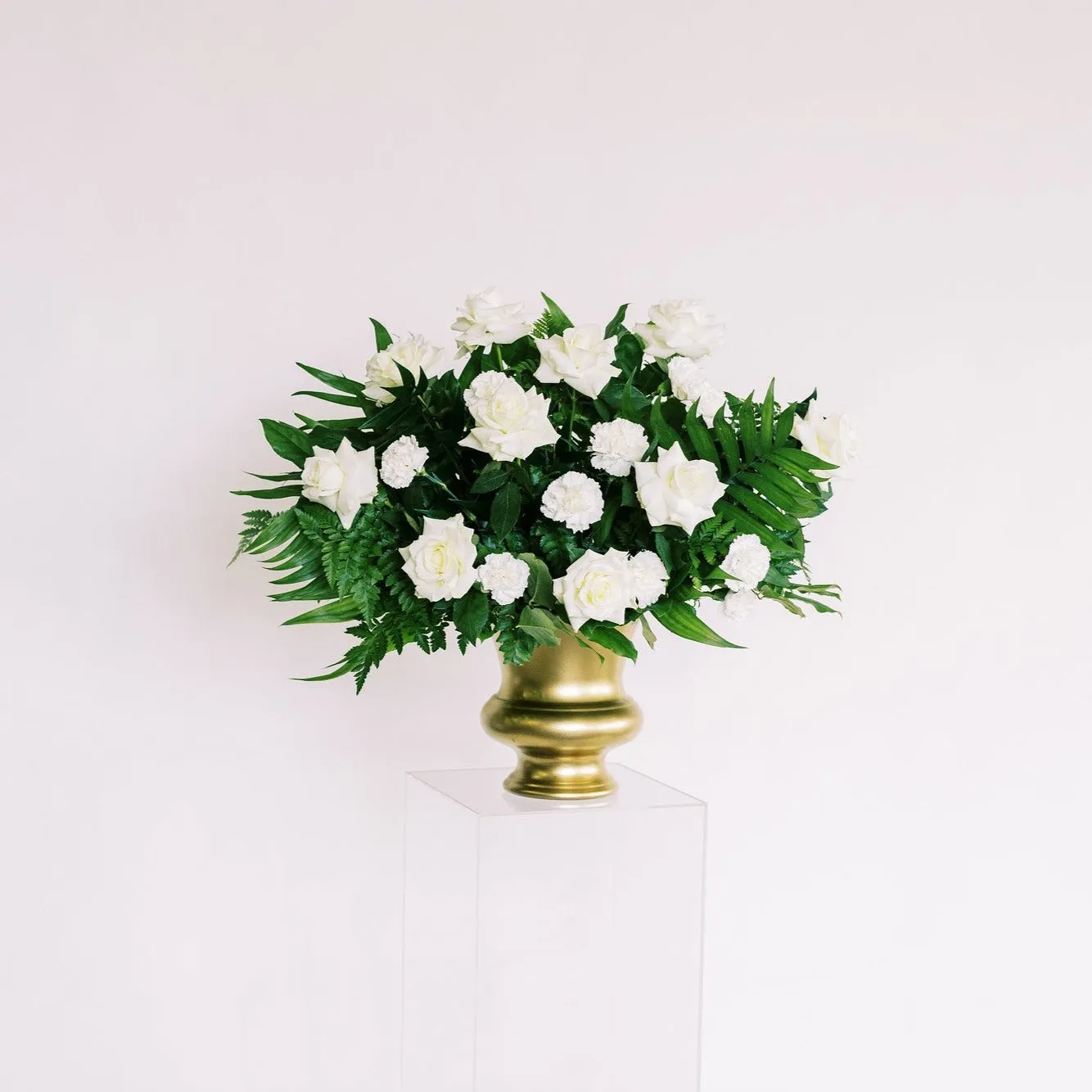 Cream and Sage Ceremony Arrangements - Makes 2