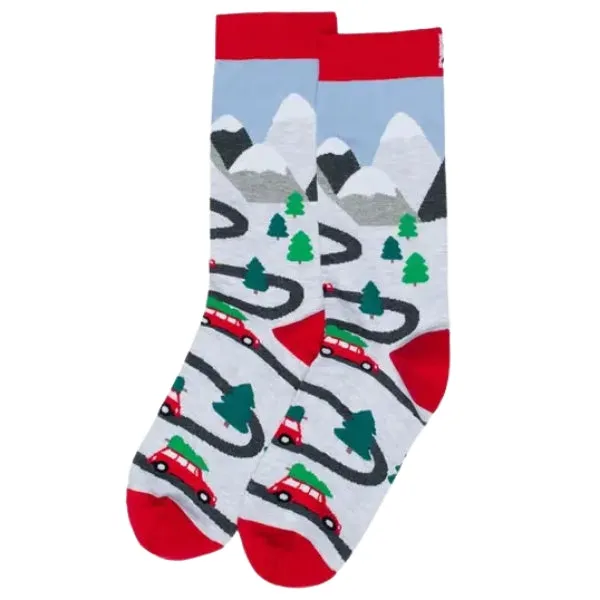 Crew Socks - Holiday Tree Hunt