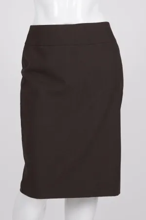 Cue Brown Pencil Skirt 14