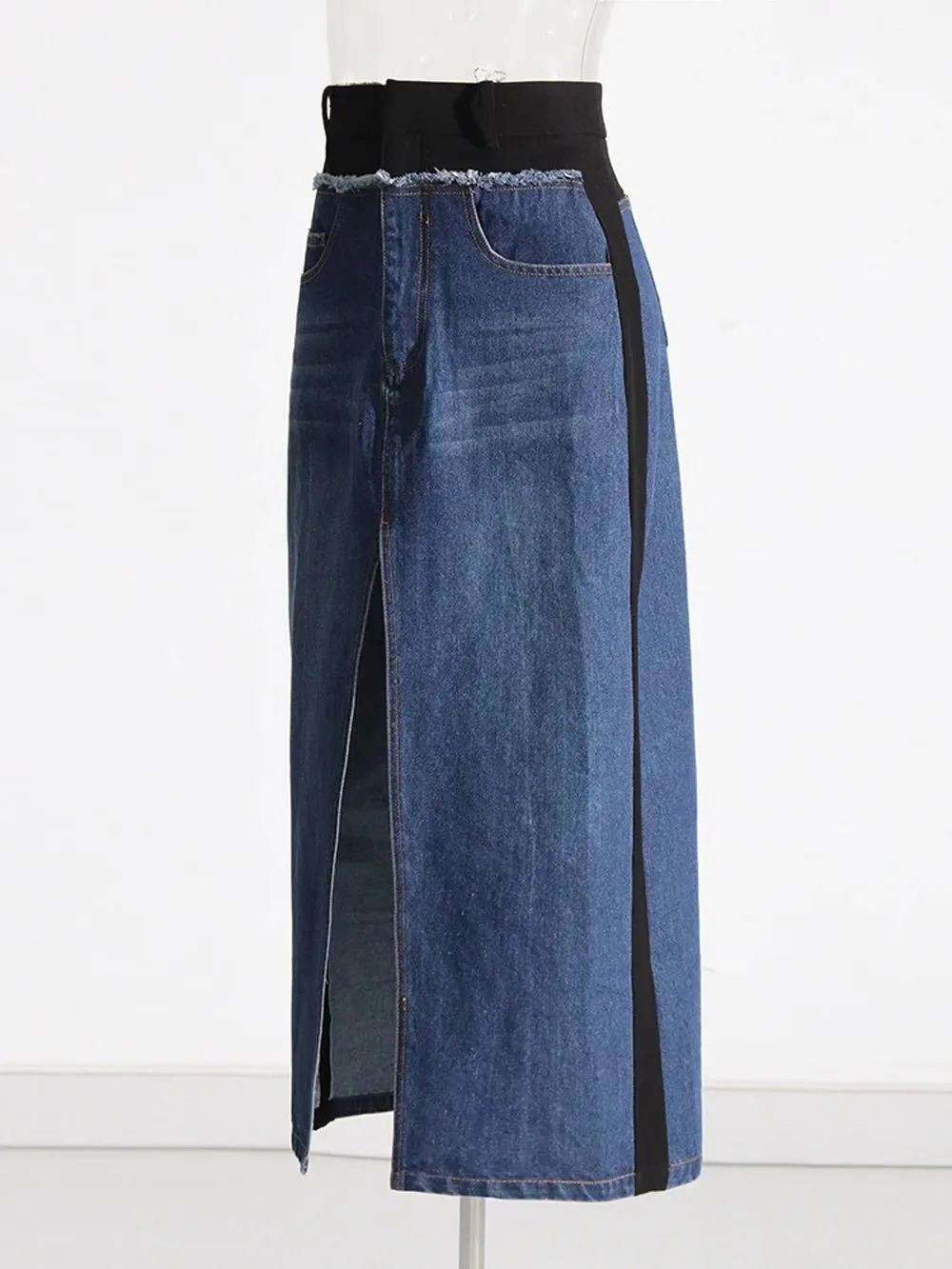 Dacey Split Minimalist Maxi Skirt