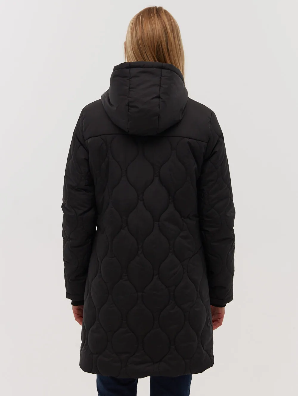 Dakoah Honeycomb Quilted Midi Jacket