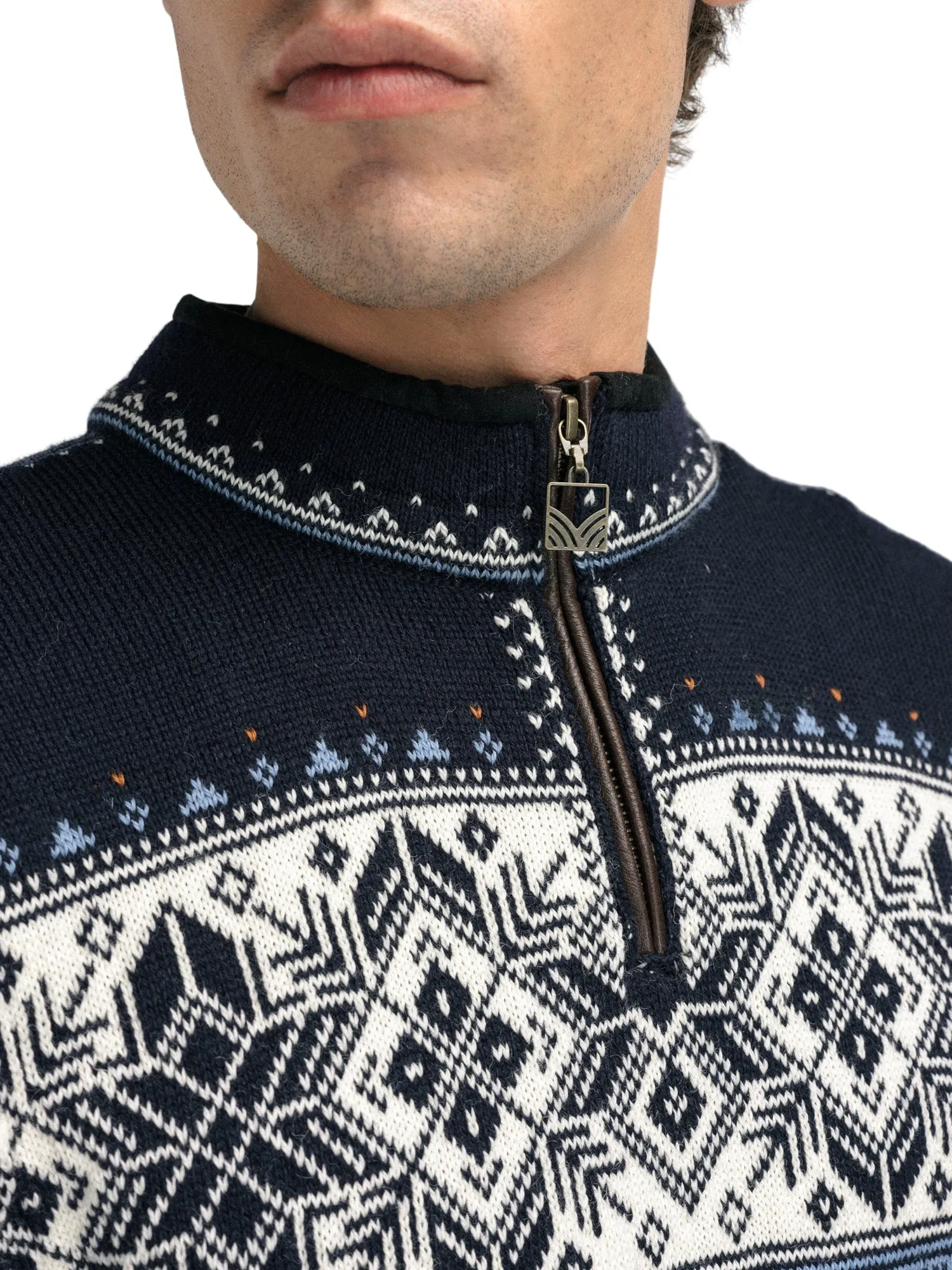 Dale of Norway | Blyfjell Swweater | Men's | Navy/Off White/Blue Shadow