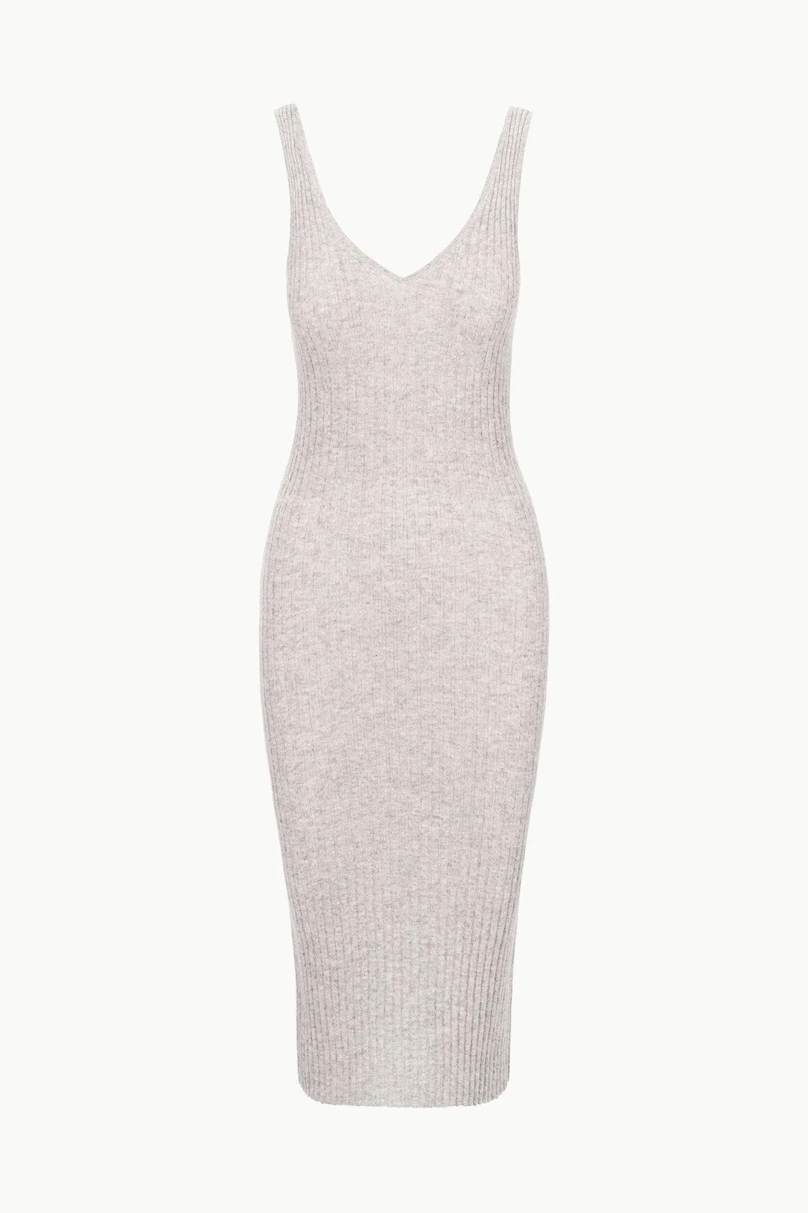 DANA CASHMERE DRESS | HEATHER GREY