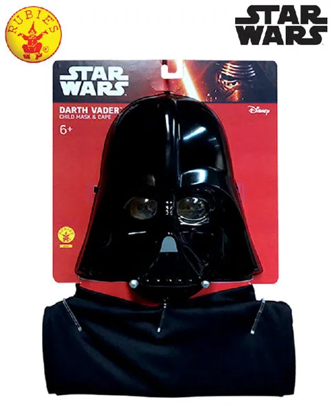 DARTH VADER CAPE AND MASK, CHILD